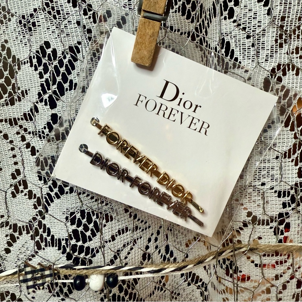 Dior Forever Gold and Silver Hair Pins - Picture 2 of 4